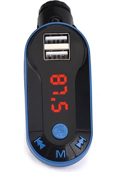 Usb-Sd-Bluetooth-Mp3 Destekli 12-24 Volt Ekranlı Hafızasız Fm Transmitter HL-19682 fiyatları