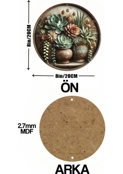 Dekorasyona Estetik Dokunuş: Uv Baskı Mdf Duvar Süsü – 33X33 cm & 20X20 cm DT162 indirimleri