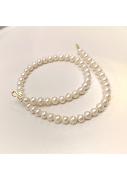 Gerçek Inci Antik Kilitli Gerdanlık Kolye 14 Ayar Altın Hd Videolu indirimleri