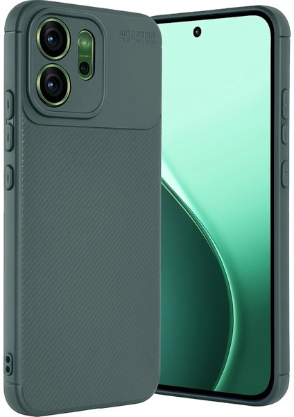 Oppo Reno 14F Kılıf Karbon Görünümlü Silikon Azn-Negro