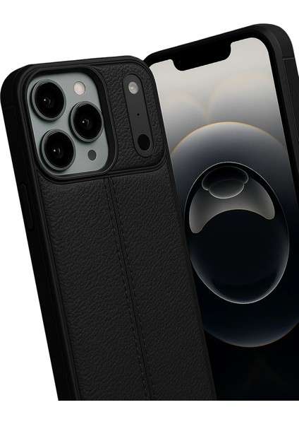 Apple iPhone 17 Pro Max Kılıf Deri Görünümlü Focus Silikon Azn-Niss fiyatları