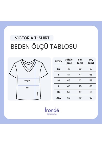 Victoria V Yaka Gri Basic Bambu ve Organik Pamuk Kadın Tişört indirimleri