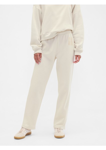 Kadın Krem Gap Logo Eşofman Altı fırsatları