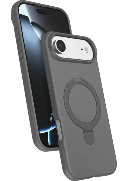 Apple iPhone 17 Air Kılıf Mgsafe Özellikli Standlı Kapak Azn-Regal