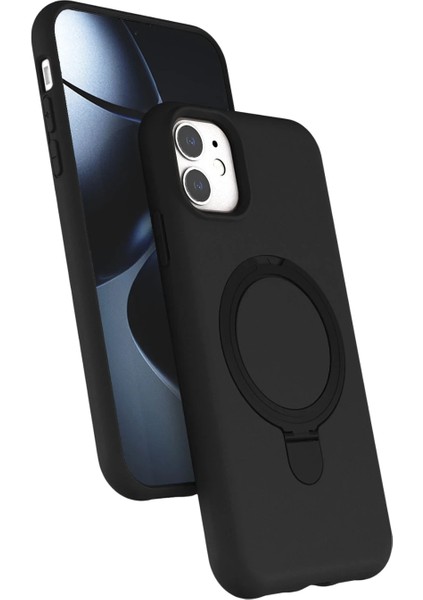Apple iPhone 11 Kılıf Mgsafe Özellikli Standlı Kapak Azn-Regal