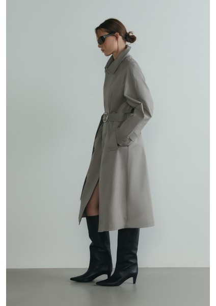 Taş Rue Gömlek Yaka Trençkot fiyatları