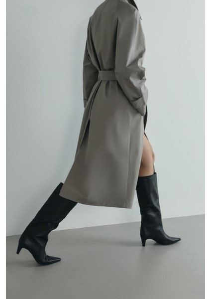 Taş Rue Gömlek Yaka Trençkot fırsatları