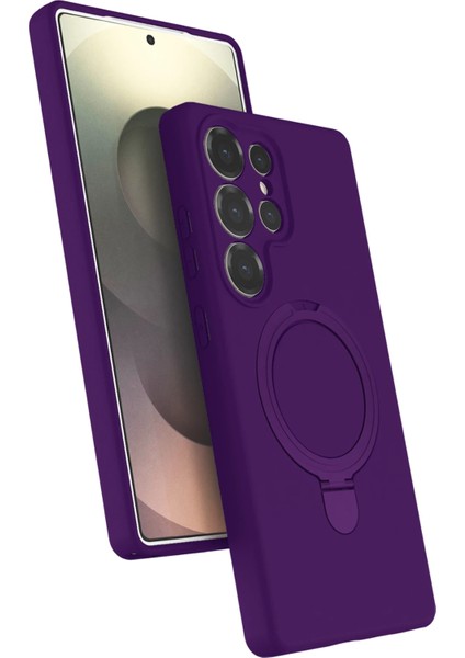 Samsung Galaxy S23 Ultra Kılıf Mgsafe Özellikli Standlı Kapak Azn-Regal