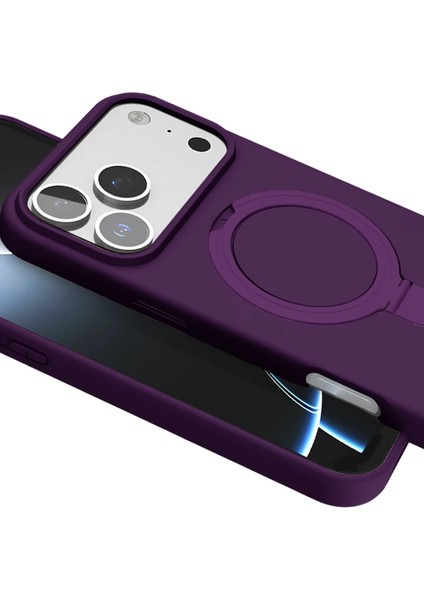 Apple iPhone 17 Pro Kılıf Mgsafe Özellikli Standlı Kapak Azn-Regal fiyatları