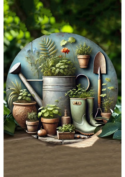 Evinize Doğallığın Huzurunu Getirin - Uv Baskılı Duvar Süsü – 33X33 cm & 20X20 cm DT167