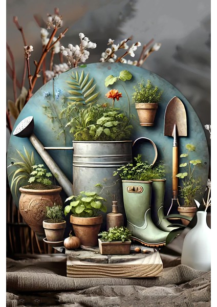 Evinize Doğallığın Huzurunu Getirin - Uv Baskılı Duvar Süsü – 33X33 cm & 20X20 cm DT167 modelleri