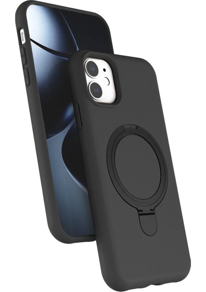 Apple iPhone 11 Kılıf Mgsafe Özellikli Standlı Kapak Azn-Regal