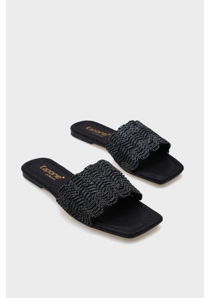 Katya Düz Topuklu Parlak Küt Burunlu Kadın Terlik fiyatları