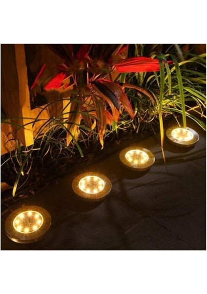 4'lü Solar Panelli Kazıklı Zemin Solar Ledi 8+4 LED Gün Işığı fiyatları