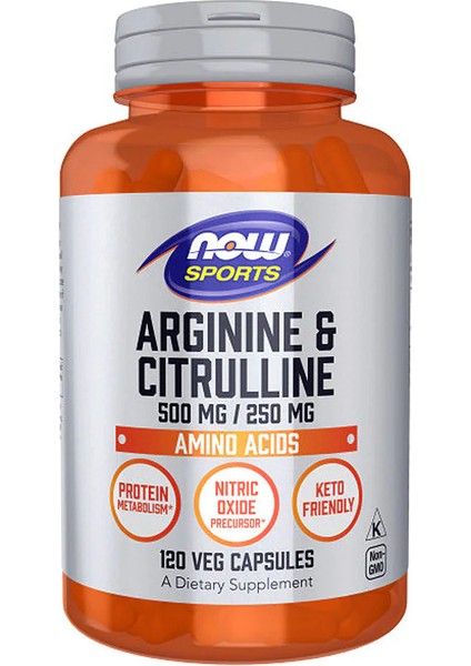 L-Arginine & L-Citrulline Arginin ve Sitrülin Muscle Maintenance Damar