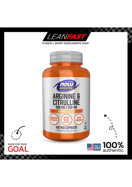 L-Arginine & L-Citrulline Arginin ve Sitrülin Muscle Maintenance Damar
