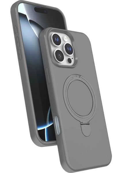 Apple iPhone 16 Pro Max Kılıf Mgsafe Özellikli Standlı Kapak Azn-Regal