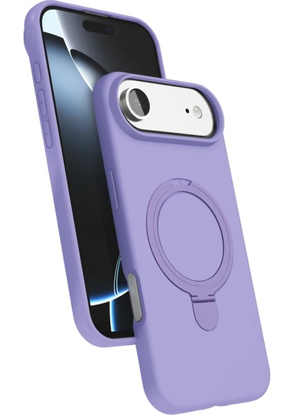 Apple iPhone 17 Air Kılıf Mgsafe Özellikli Standlı Kapak Azn-Regal