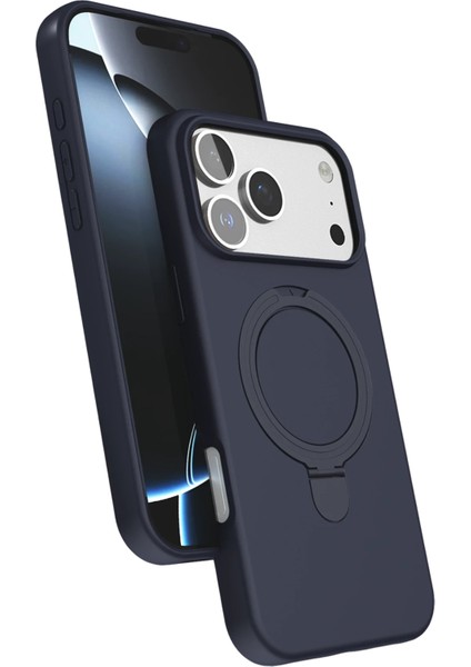 Apple iPhone 17 Pro Max Kılıf Mgsafe Özellikli Standlı Kapak Azn-Regal