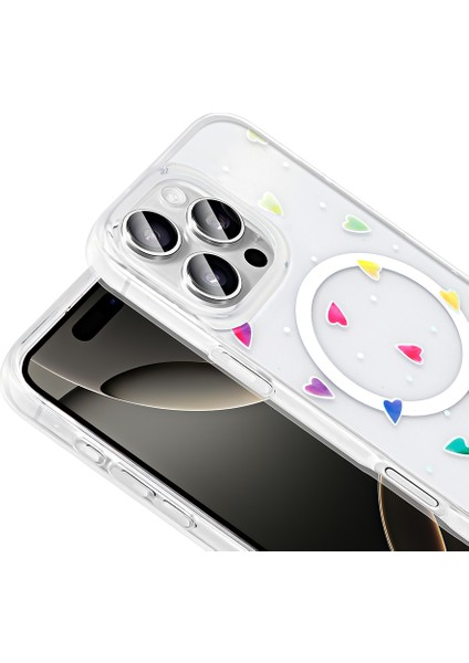 Apple iPhone 16 Pro Max Kılıf Soft Silikon Mgsafe Özellikli Kapak Zr-Folk