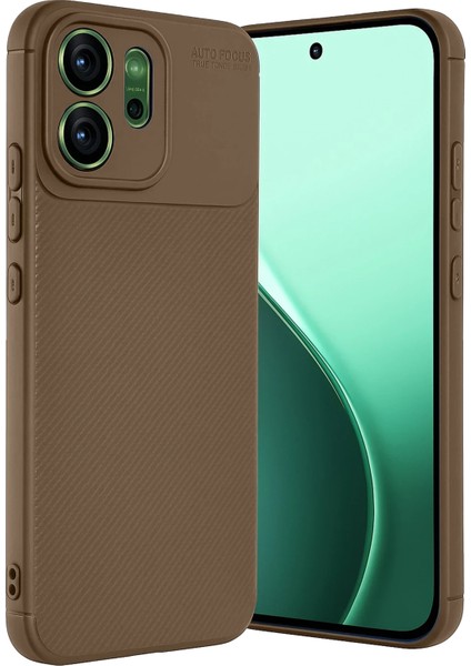Oppo Reno 14F Kılıf Karbon Görünümlü Silikon Azn-Negro