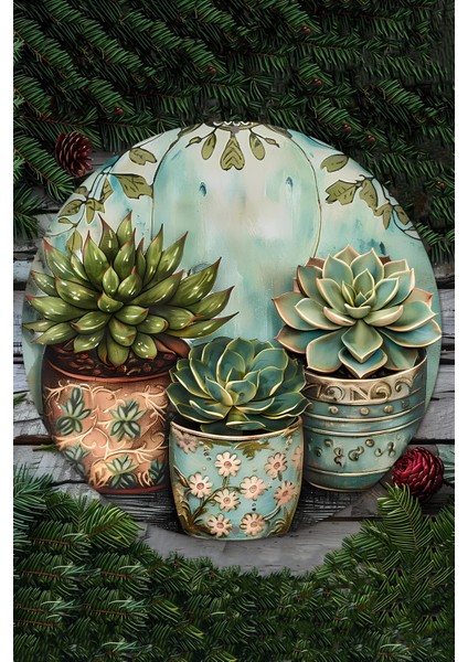 Evinize Doğanın Zarafetini Taşıyın - Uv Baskılı Duvar Süsü – 33X33 cm & 20X20 cm DT164 fiyatları