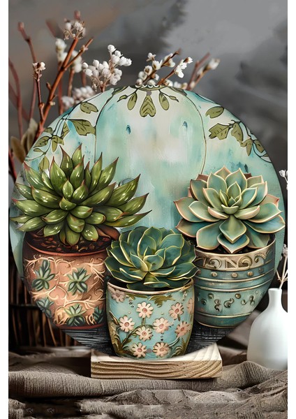 Evinize Doğanın Zarafetini Taşıyın - Uv Baskılı Duvar Süsü – 33X33 cm & 20X20 cm DT164 modelleri