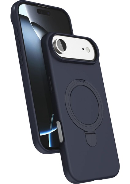 Apple iPhone 17 Air Kılıf Mgsafe Özellikli Standlı Kapak Azn-Regal