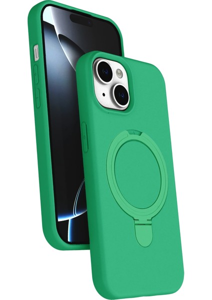 Apple iPhone 14 Kılıf Mgsafe Özellikli Standlı Kapak Azn-Regal