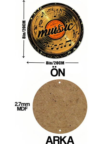 Altın Plak Tasarımlı Uv Baskı Mdf Duvar Süsü – 33X33 cm & 20X20 cm DT154 indirimleri