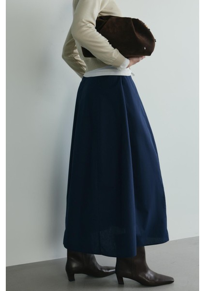 Lacivert Lade Balon Etek modelleri