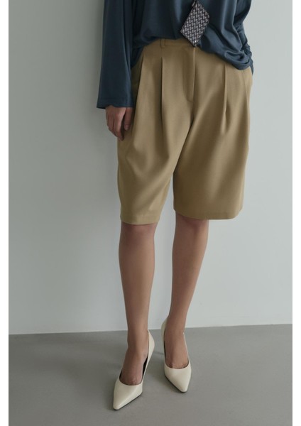 Camel Bren Bermuda Şort