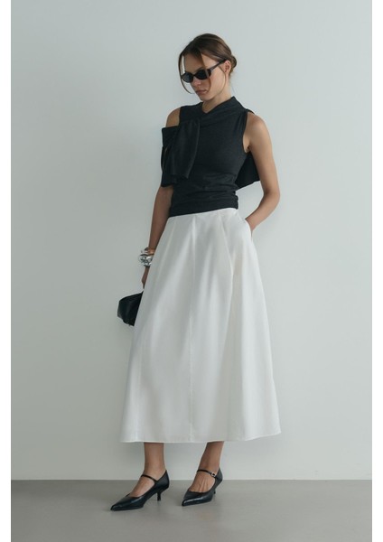 Beyaz Lade Balon Etek fırsatları