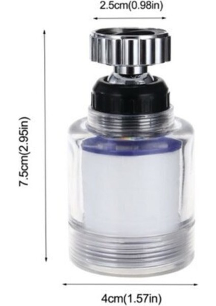 Kireç Önleyici Musluk Başlığı 360 Derece Döner Filtreli ve Su Tasarufflu modelleri