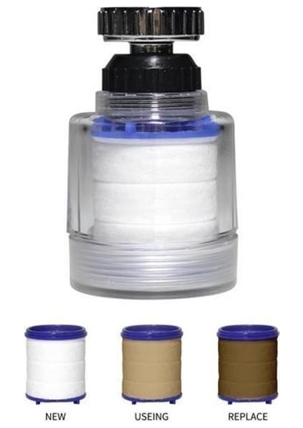 Kireç Önleyici Musluk Başlığı 360 Derece Döner Filtreli ve Su Tasarufflu fırsatları