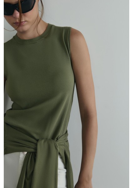 Haki Lea Triko Bluz modelleri