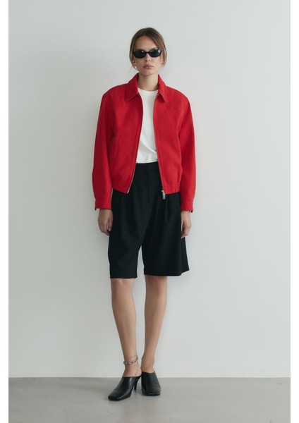 Kırmızı Alden Yıkamalı Ceket fırsatları