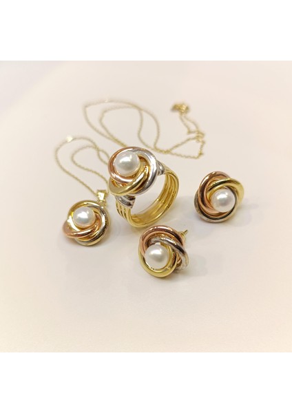 Olimpiyat Inci Taşlı Set Takım 14 Ayar Altın Hd Videolu modelleri