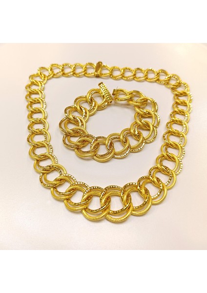 Saman Yolu Set Takım 22 Ayar Altın Hd Videolu