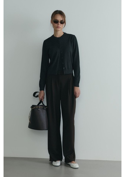 Acı Kahve Lina Pileli Pantolon fiyatları