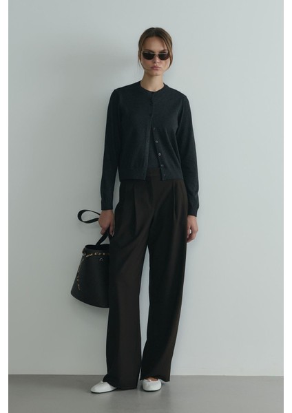 Acı Kahve Lina Pileli Pantolon fırsatları