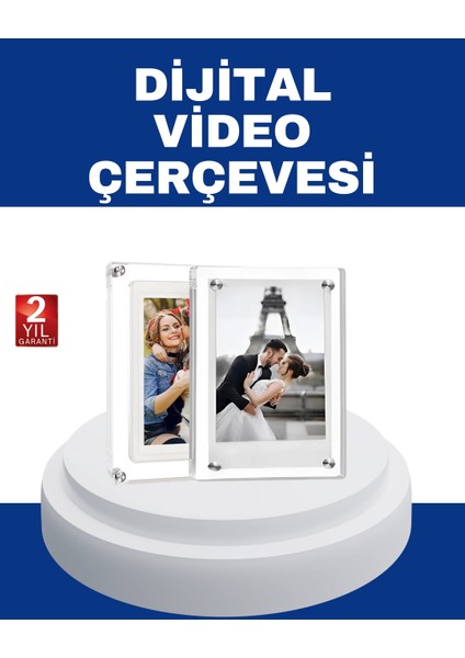 1024X600 Çözünürlüklü 7 Inç Dijital Görüntü Çerçevesi – Canlı ve Net Ekran