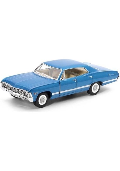 KT5418D Mavi-Siyah Çekbırak 1967 Chevrolet Impala