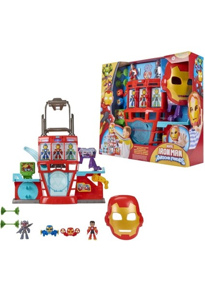 G1259 Iron Man And His Awesome Friends Iron Quarters Oyun Seti indirimleri