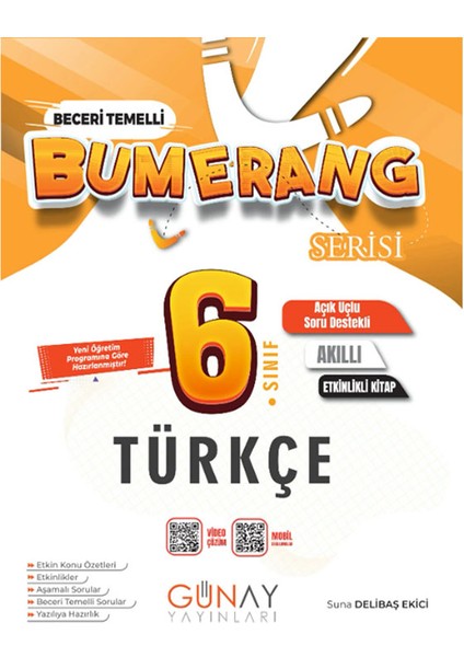 6. Sınıf Bumerang Etkinlikli Konu Özetli Türkçe 2025-2026 Güncel Basım