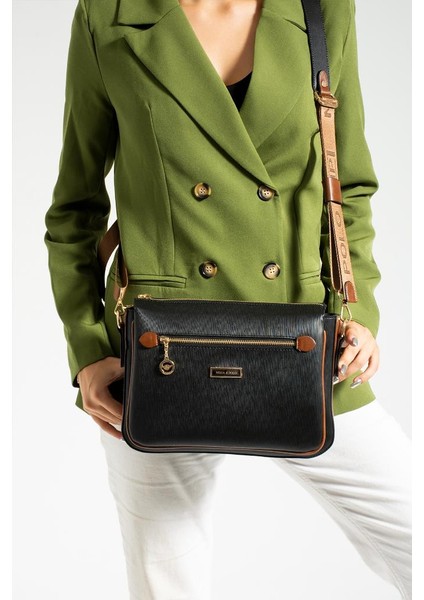 Kadın Postacı Çanta 27*20 cm Çapraz Askılı Omuz Çantası Suni Deri Ayarlanabilir Askı