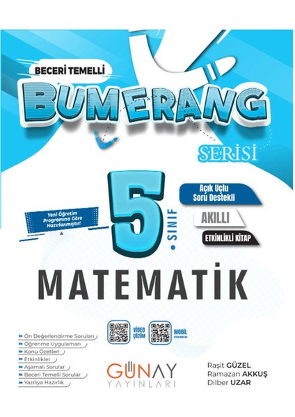 5. Sınıf Bumerang Etkinlikli Konu Özetli Matematik 2025-2026 Güncel Basım