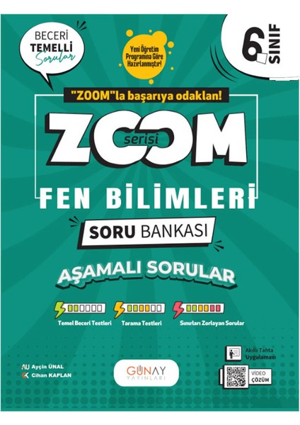 6. Sınıf Zoom Serisi Fen Bilimleri Soru Bankası 2025-2026 Güncel Basım