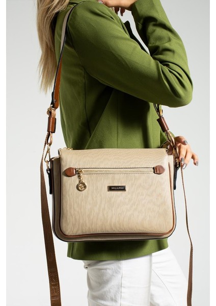 Kadın Postacı Çanta 27*20 cm Çapraz Askılı Omuz Çantası Suni Deri Ayarlanabilir Askı