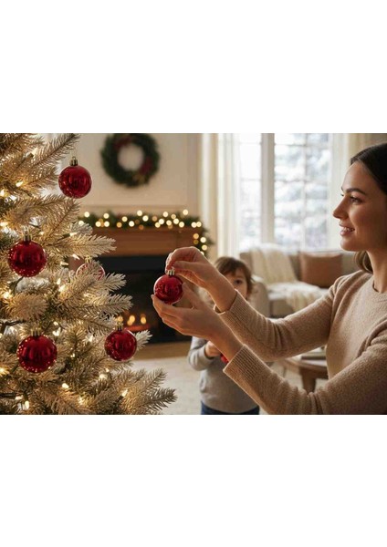 Yılbaşı & Özel Günler 4 cm Süs Toplar modelleri